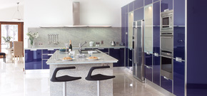 Kitchens > Completed Projects > Blue Kitchen, Carlingford